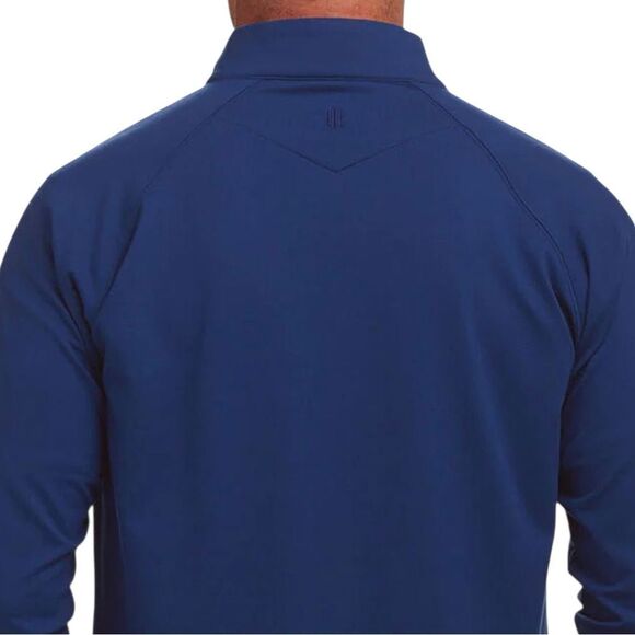 Holderness & Bourne Henderson Pullover Seashore Blue 1/4 Zip Men’s Sz Medium NWT - Picture 2 of 12